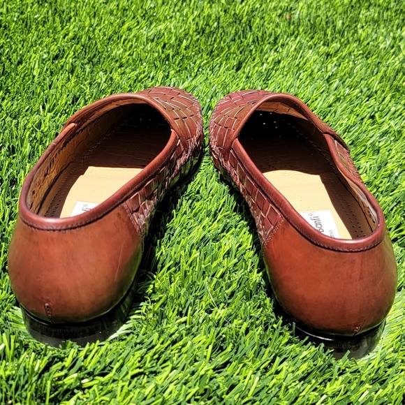 Pristine Lorenzo Banfi Italian Leather Loafers Men\'s Size 9 main image 4